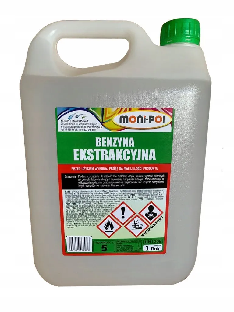 benzyna ekstrakcyjna 5000 ml do analiz chemicznych