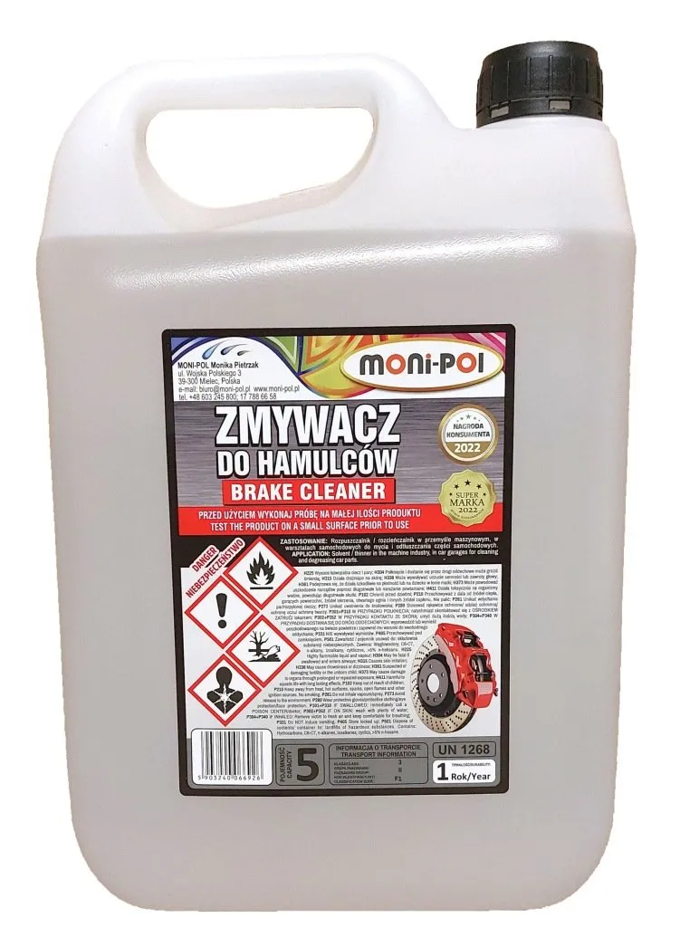 zmywacz do hamulców 5l — zdjęcie produktu